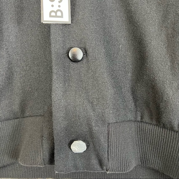 NEW NWT B:SCOTT Varsity Bomber Designer Wool Jacket - Picture 3 of 14